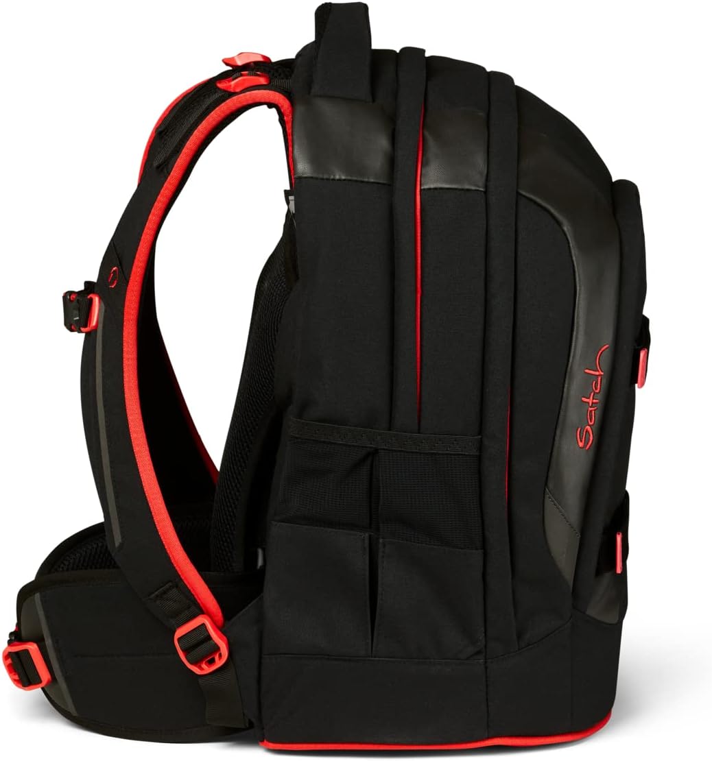Satch Pack Pencil Slider Edition Schulrucksack Set 3tlg. mit Sporttasche (Fire Phantom), Fire Phanto