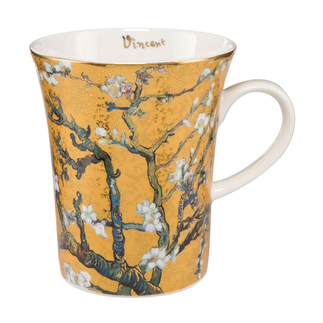 Goebel Vincent Van Gogh Kaffeebecher aus Fine Bone China Mandelbaum, Masse: 13cm x 10cm x 11cm, 67-0