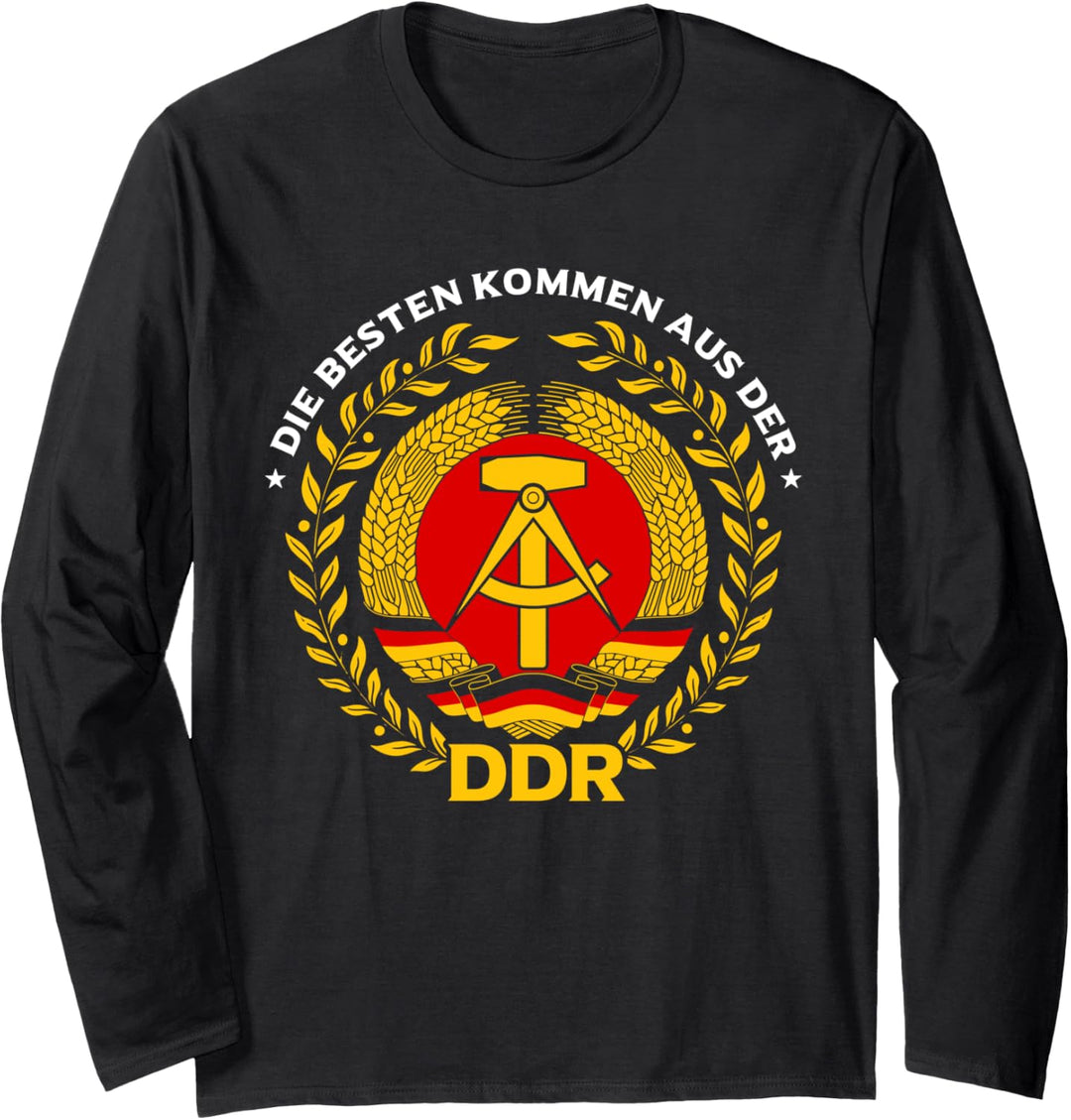 Die besten kommen aus der DDR Langarmshirt