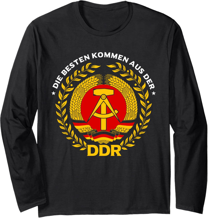 Die besten kommen aus der DDR Langarmshirt