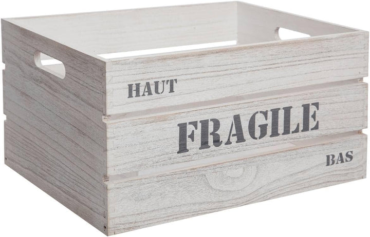 Set aus 6 Steigen "Jour" - grau - Weiss - Atmosphera créateur d'intérieur