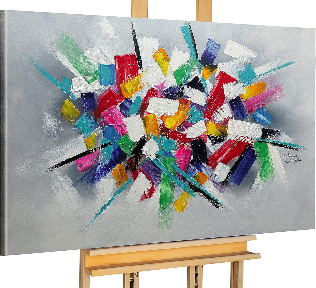 Monica Mirafiori I 100% HANDGEMALT I Gemälde Traum 90x60cm | Gemälde Handgemalt | Acrylgemälde | Seh