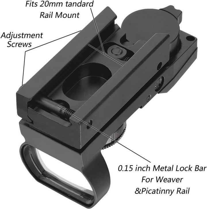 Red Dot Visier Sight Scope Leuchtpunktvisier Reflexvisier Reflex Sight Red Green mit Tactical 4 Reti