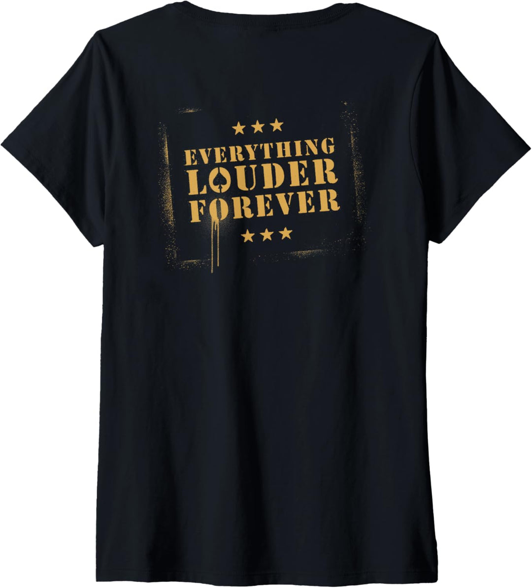 Motörhead – Everything Louder Forever Front Back T-Shirt mit V-Ausschnitt