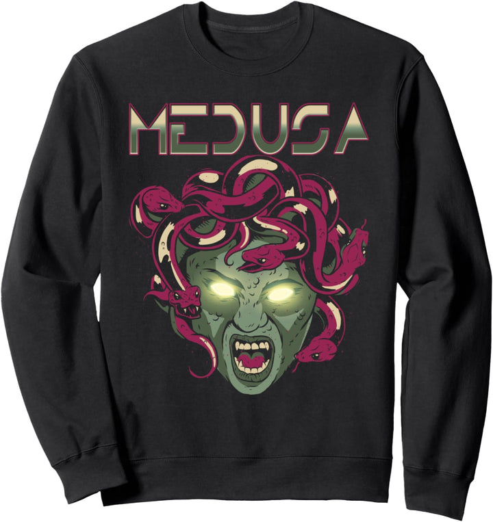 Medusa Gordon Griechische Mythologie Vaporwave Ästhetik Sweatshirt