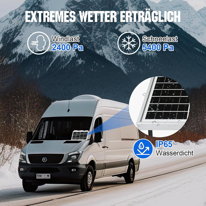 ECO-WORTHY 10W 12V Monokristallines Solarpanel Kit,Solarladegerät für Erhaltungsladung:10W Solarmodu