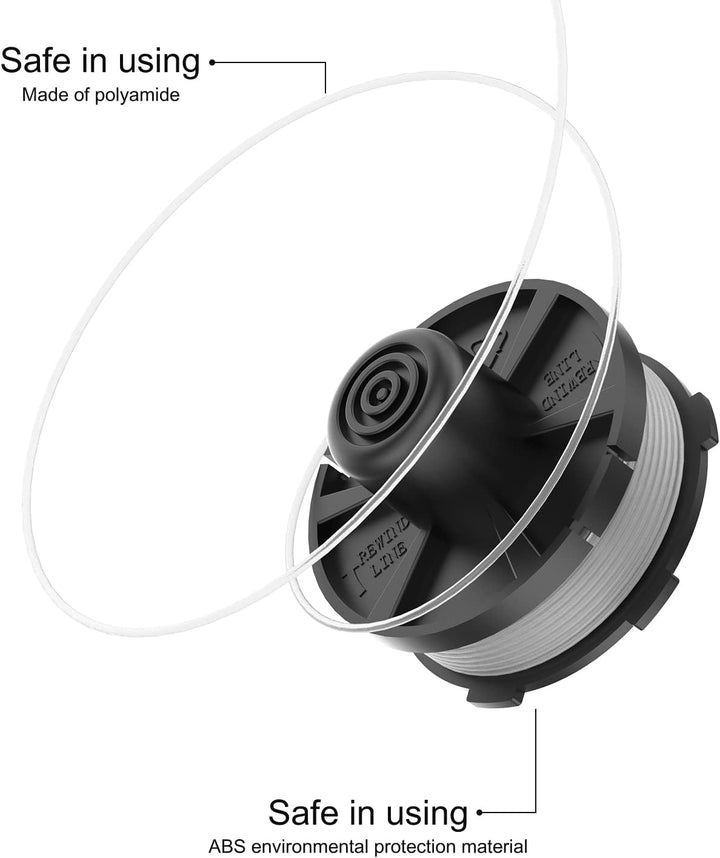 TRUSTLIONTEK Strimmerfaden，Kompatibel mit Makita Akkusense 18V DUR1817, DUR181RF, DUR181 Rasentrimme