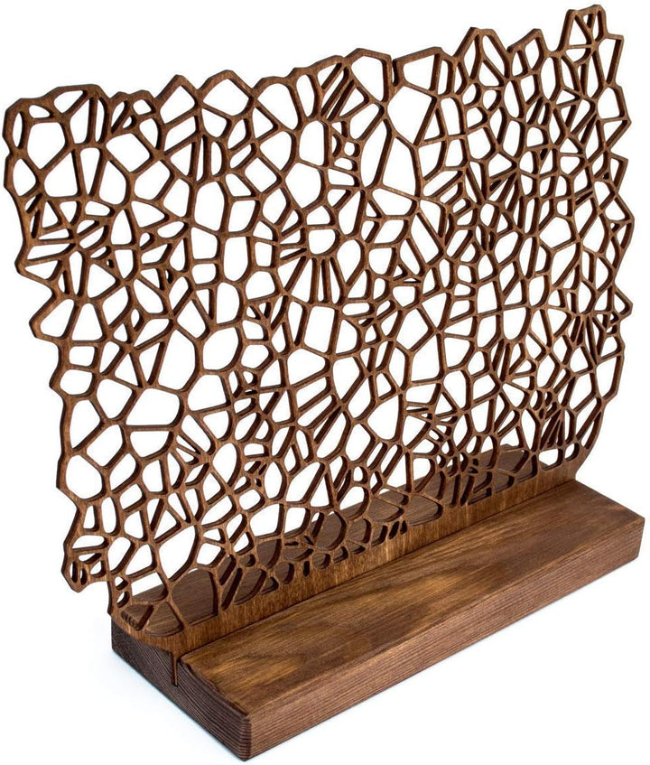 Ohrringhalter aus Holz - Handgemachte Aufbewahrung für Ohrringe mit einzigartigem Design - Umweltfre