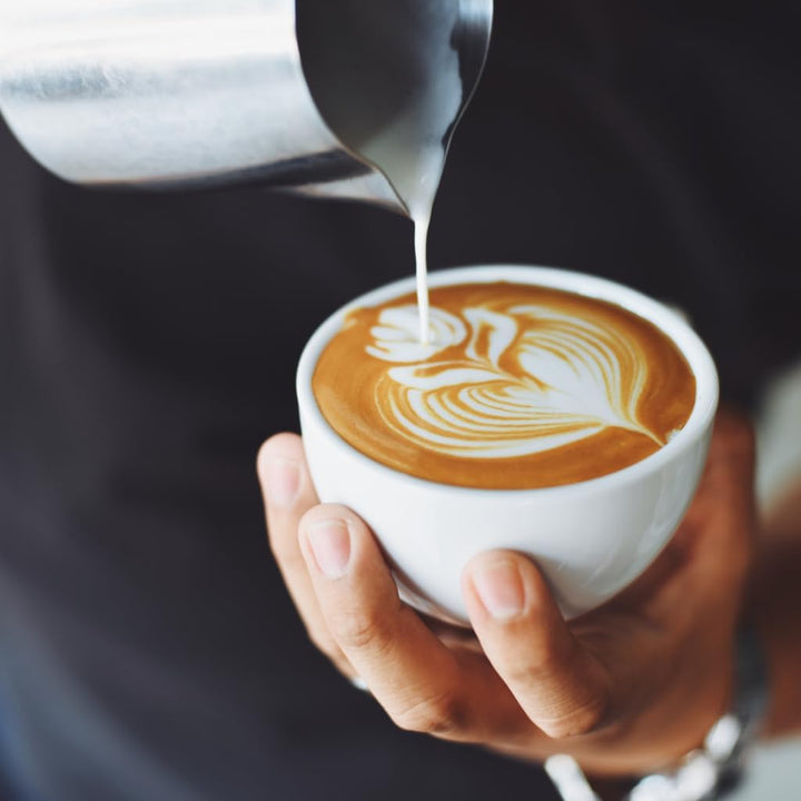 ADLER - Elektrischer Milchaufschäumer und Milchheizer - 2in1-4 Funktionen: Cappuccino, Latte, Erwärm