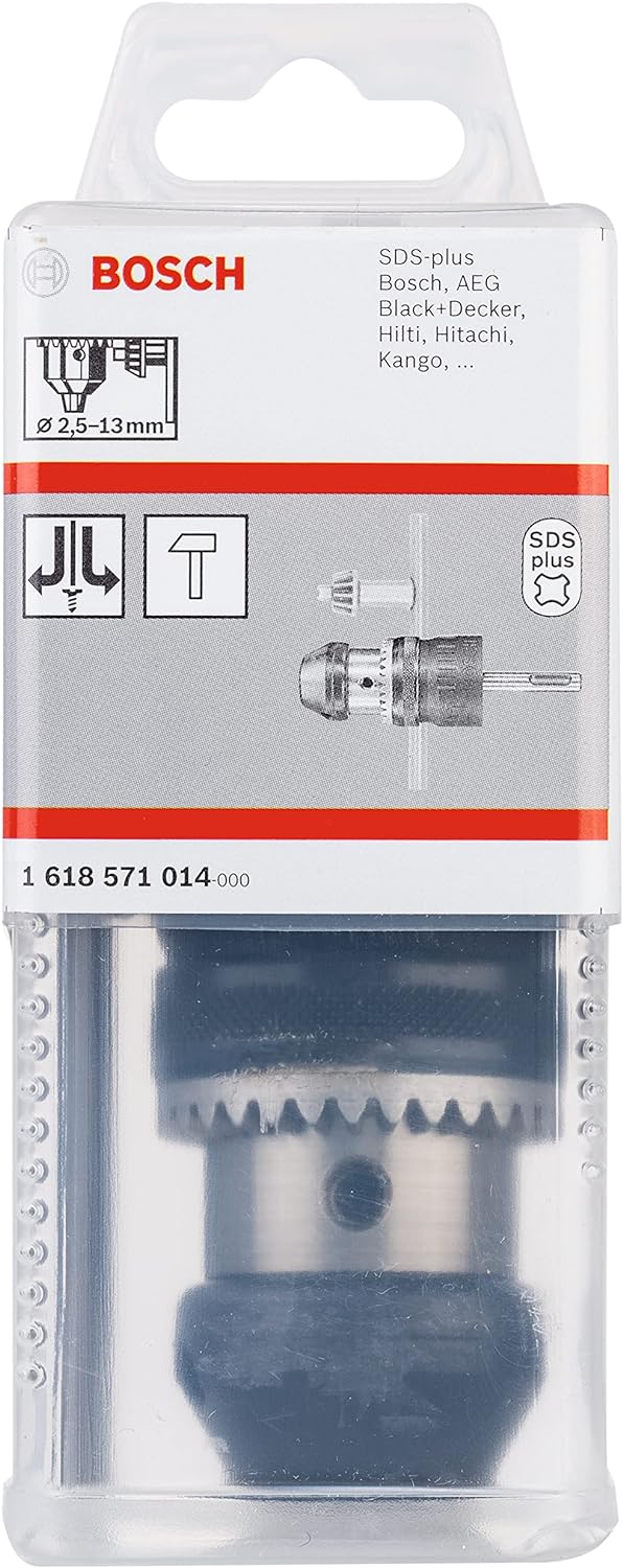 Bosch Accessories Bosch Professional 2tlg. Zahnkranzbohrfutter (Spannbereich 2,5 - 13 mm, Aufnahme s