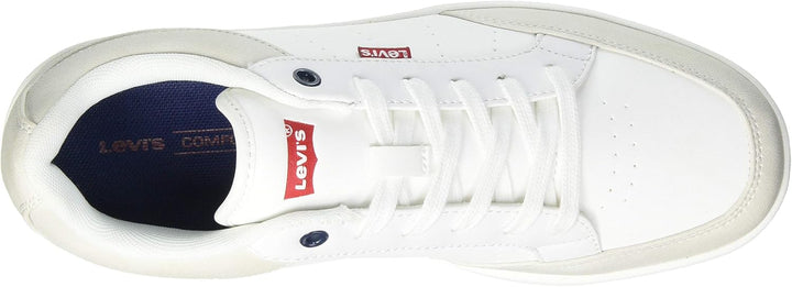 Levi's Herren Billy 2.0 Sneaker 44 EU Brilliant White, 44 EU Brilliant White