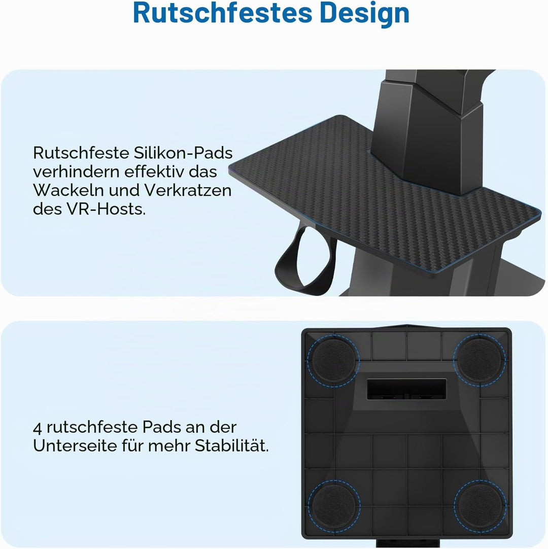 Ozkak VR Halterung kompatibel mit Quest 3/Quest 2/Meta Quest Pro/Oculus Quest Zubehör, VR-Kopfhörer