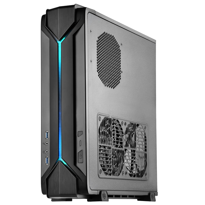 SilverStone SST-RVZ03B - Raven Mini-ITX Gaming Computer Gehäuse, RGB, schwarz, SST-RVZ03B