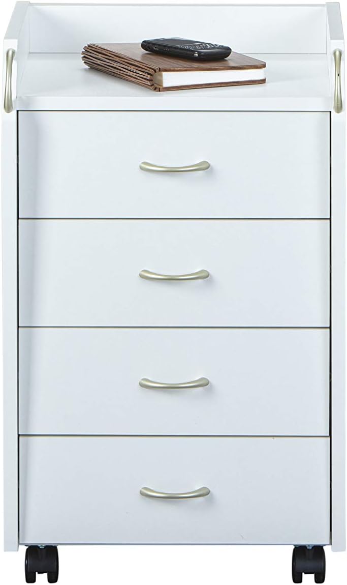 Inter Link Ergonomischer Kinderschreibtisch in 3 Farben weiss & Rollcontainer Bürocontainer Rollschr