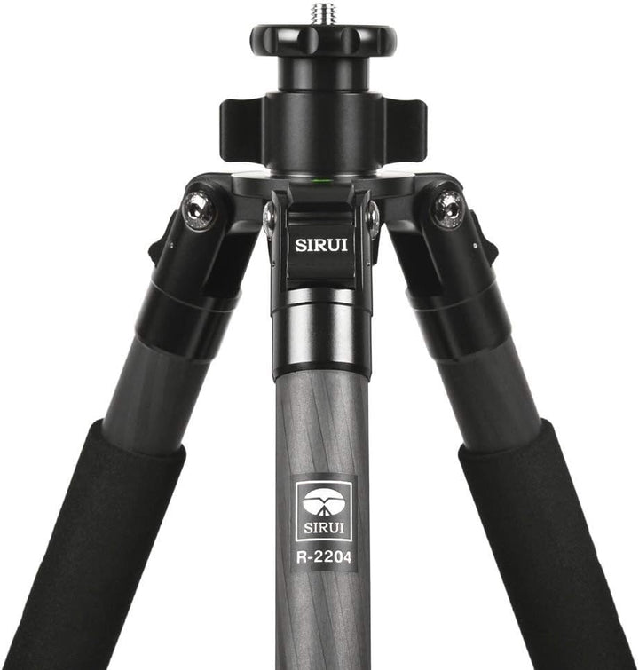 SIRUI R-2204 Reporter Studio-Dreibeinstativ (Carbon, Höhe: 163cm, Gewicht: 1,32kg, Belastbarkeit: 15
