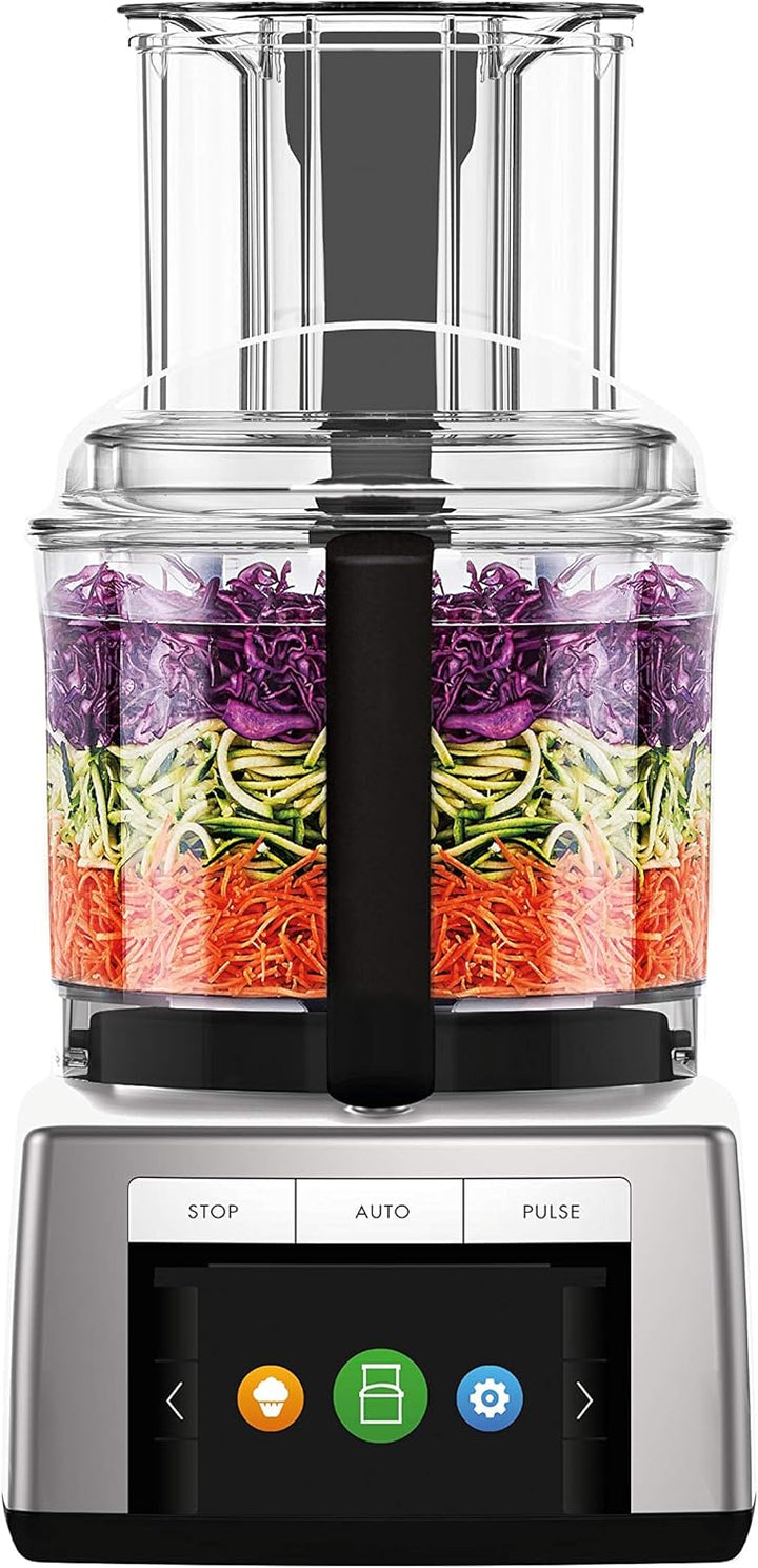 Magimix Cook Expert Küchenmaschine Chrom matt Weiss, Weiss