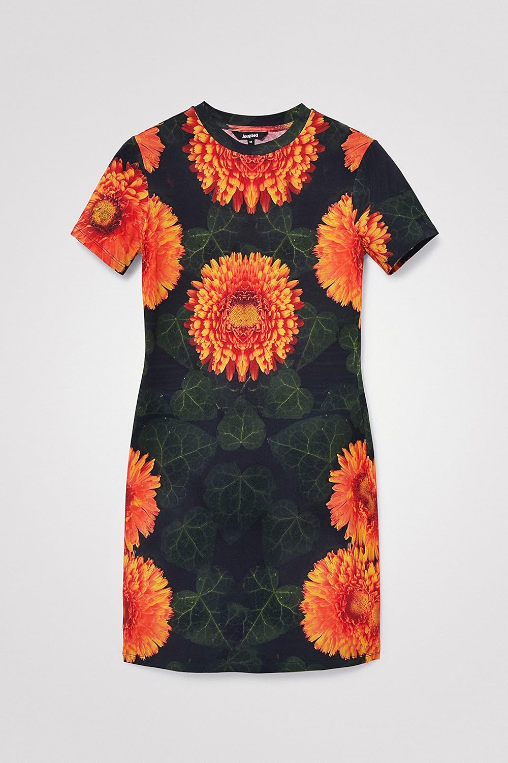 Desigual Damen Vest_alma L ssiges Kleid, Orange, XL EU