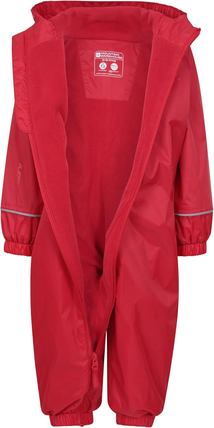Mountain Warehouse Spright Junior wasserdichter Regenanzug - Extra warm mit verschweissten Nähten un