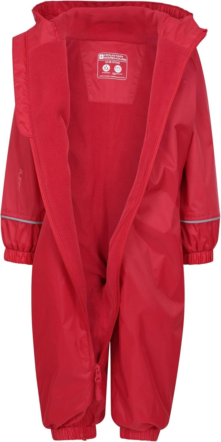 Mountain Warehouse Spright Junior wasserdichter Regenanzug - Extra warm mit verschweissten Nähten un