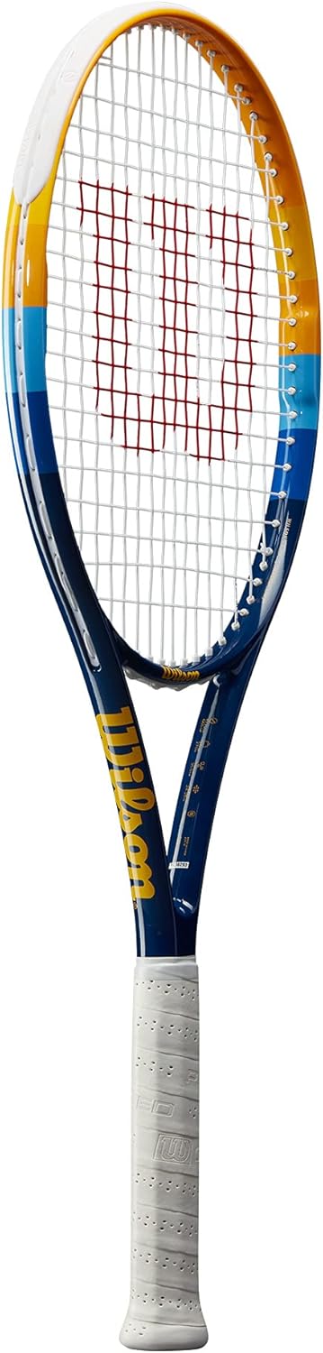 Wilson Tennisschläger, Wilson Profile, Unisex, Anfänger und Freizeitspieler, Griffstärke 2 Blue/Oran