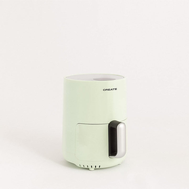 CREATE/FRYER AIR/Heissluftfritteuse 1.5L Pastellgrün/Antihaft-Korb, automatische Abschaltung, BPA-fr