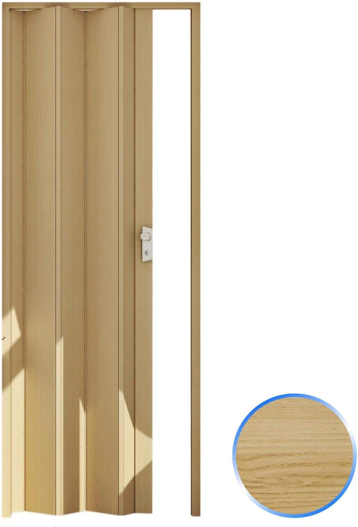 Innenraum Falttür in PVC Holz Buche 83x214 cm mod. Maya, Buche