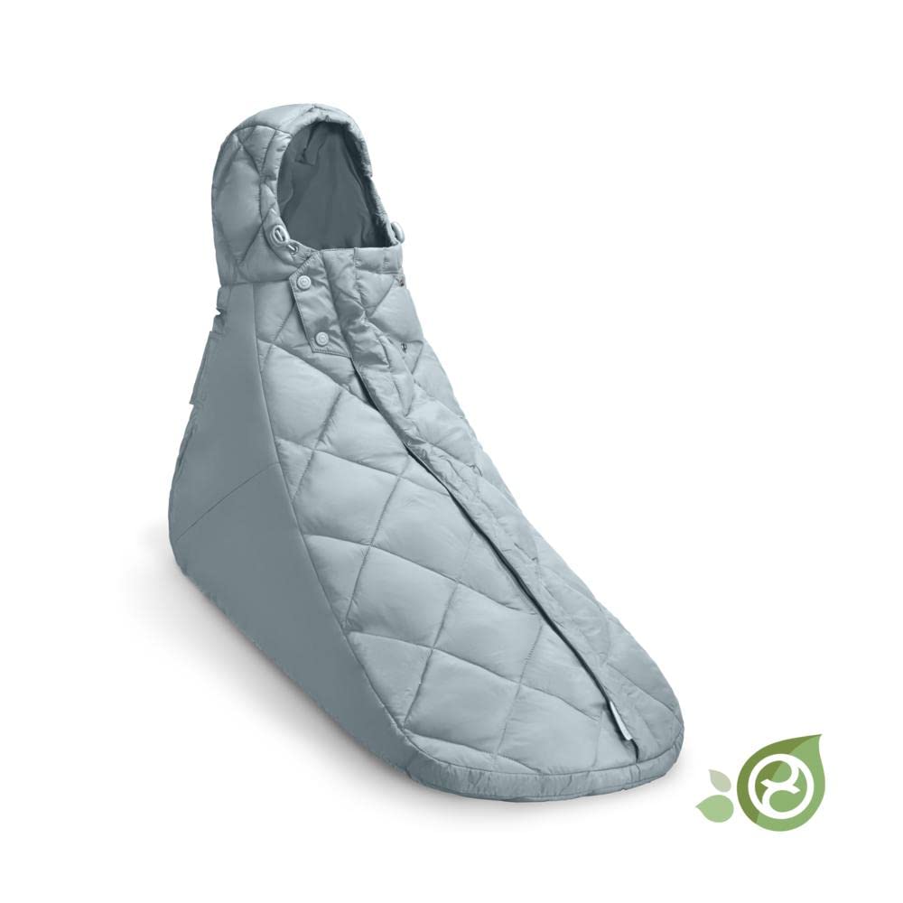 CYBEX Gold Fusssack Snøgga Mini 2, Für Babyschalen, Ab Geburt bis ca. 24 Monate, TOG 4, Sky Blue (Bl