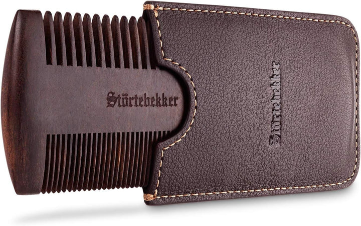 Störtebekker® Premium Bartpflege Set für Männer - inkl. Bartöl Tortuga, Bartkamm und Bartbürste - pe