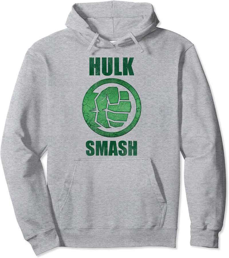 Marvel Hulk Smash Large Chest Logo Pullover Hoodie