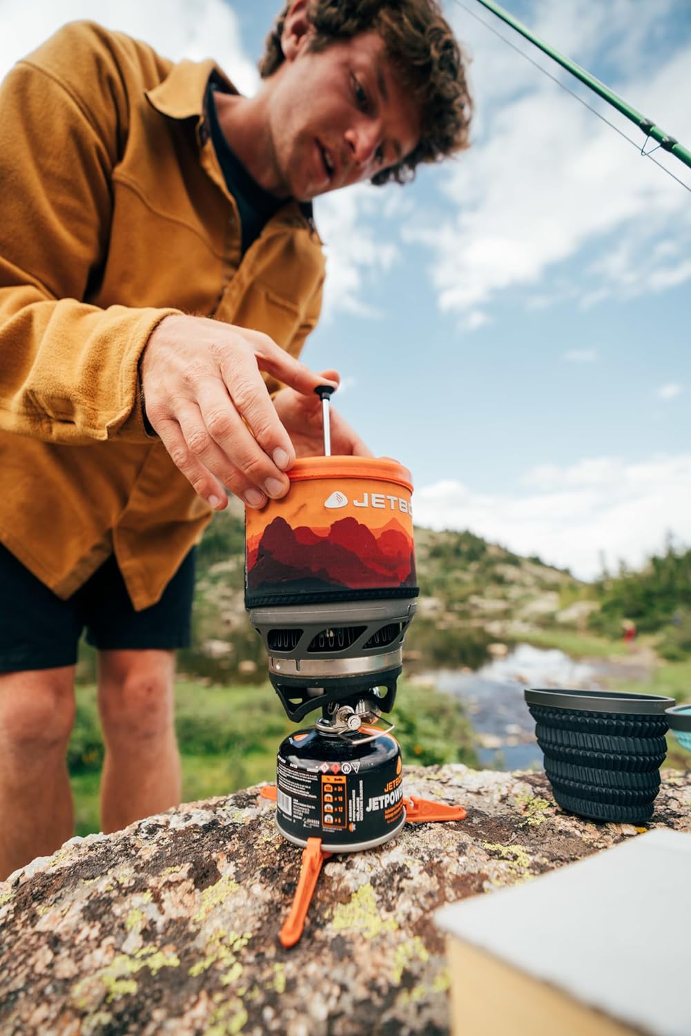JETBOIL Grande Coffee Press Silicone One Size Silikon-Kaffeepresse Schwarz Grande Silikon: Stash, Mi