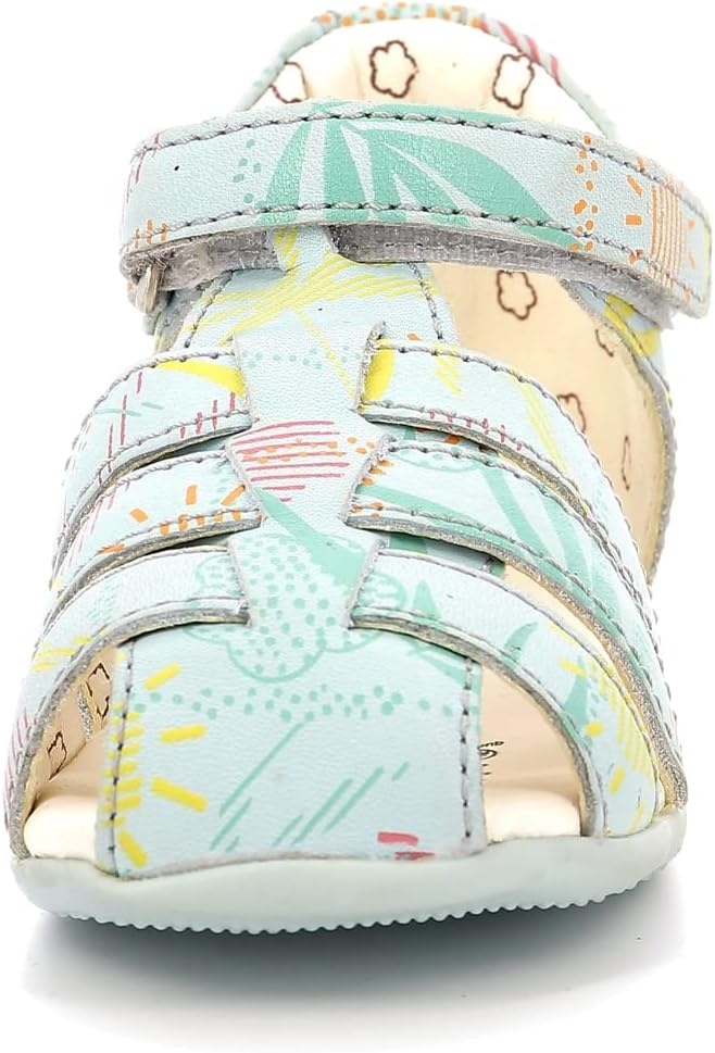 Kickers Unisex Baby Bigflo-2 Sandale 21 EU Hellblau Sunshine, 21 EU Hellblau Sunshine