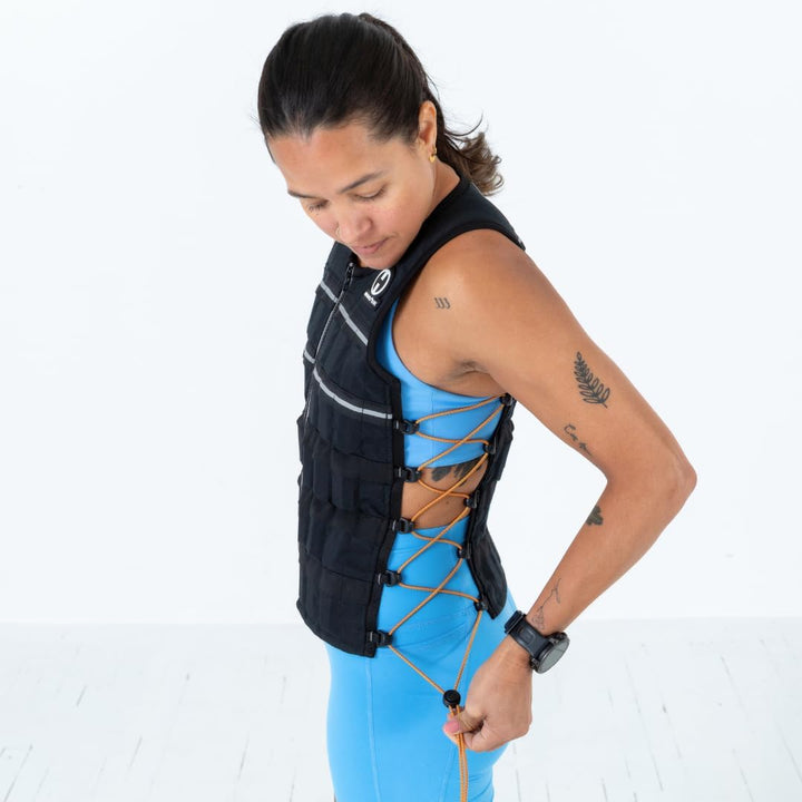 Hyperwear Hyper Vest Elite Verstellbare Gewichtsweste gewicht 10lbs biss 20lbs, robustes schwarzes C