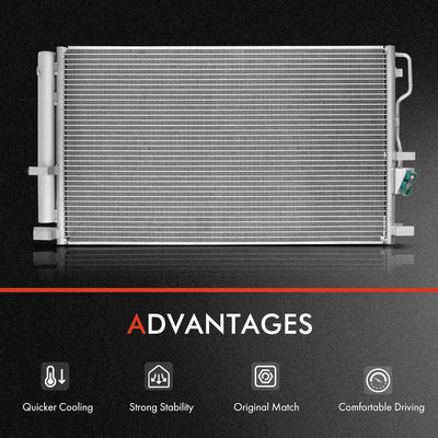 Frankberg Kondensator Klimaanlage Kompatibel mit C-Max II DXA/CB7 DXA/CEU 1.0L 2012-2019 Focus III 1