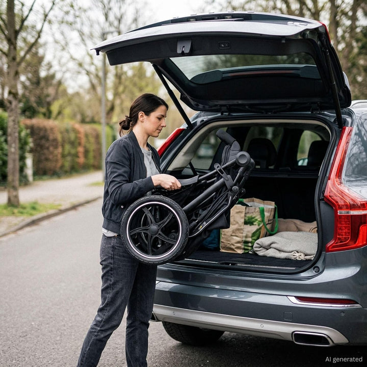 Hauck Kinder Buggy Runner 2, Grosse Luftreifen 3 Rad, Bis 25 kg, mit Liegefunktion und Netzfenster,