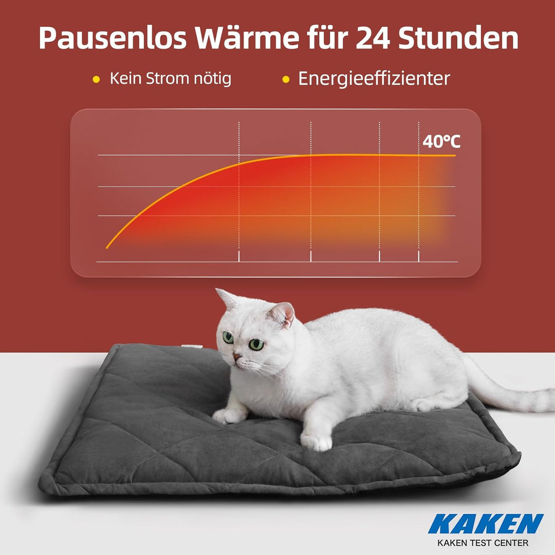 Mora Pets Selbstheizende Decke Katze Katzendecke Selbstwärmende Wärmedecke Katze Heizdecke für Katze