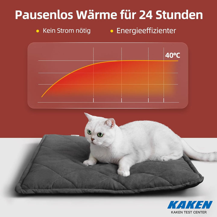 Mora Pets Selbstheizende Decke Katze Katzendecke Selbstwärmende Wärmedecke Katze Heizdecke für Katze