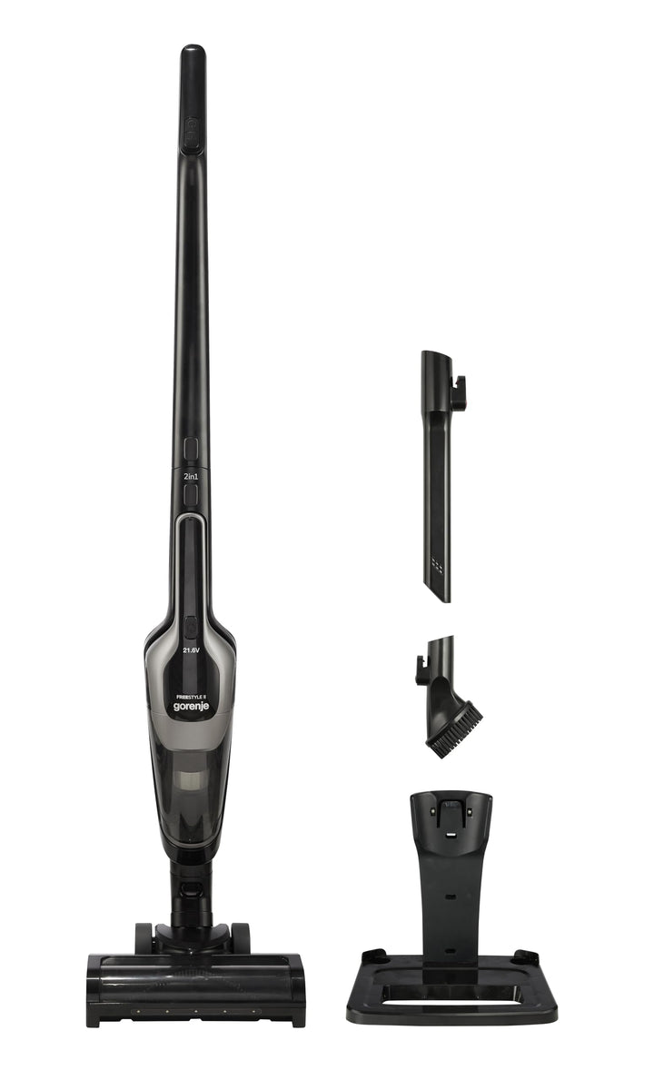 Gorenje SVC216110FSIIBKA Akku Staubsauger/Motorleistung: 132 W/Saugkraft: 26 W/Bis zu 55 min Laufzei