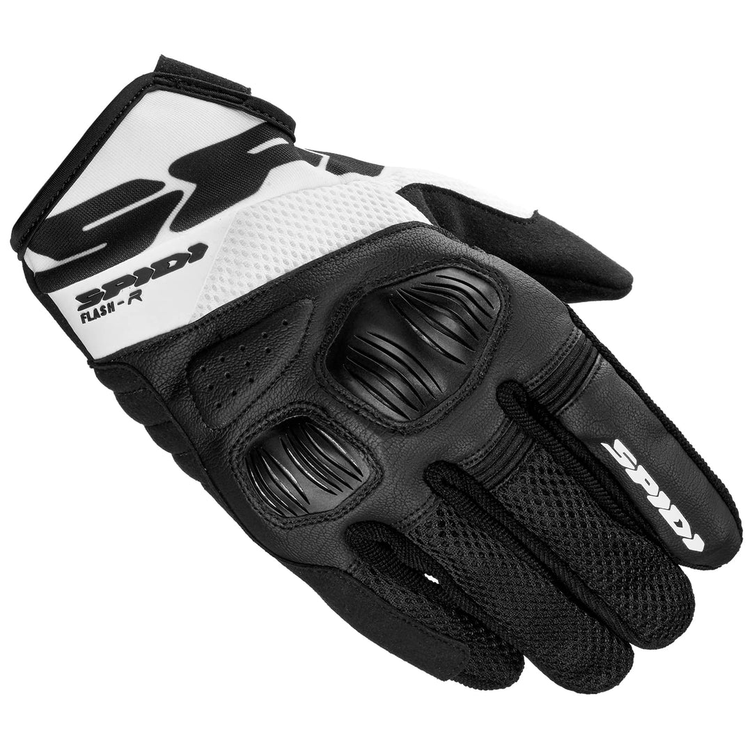 SPIDI, Flash-R Evo, Herren-Motorrad-Handschuhe, schützend & strapazierfähig, Sommerhandschuhe, wasse