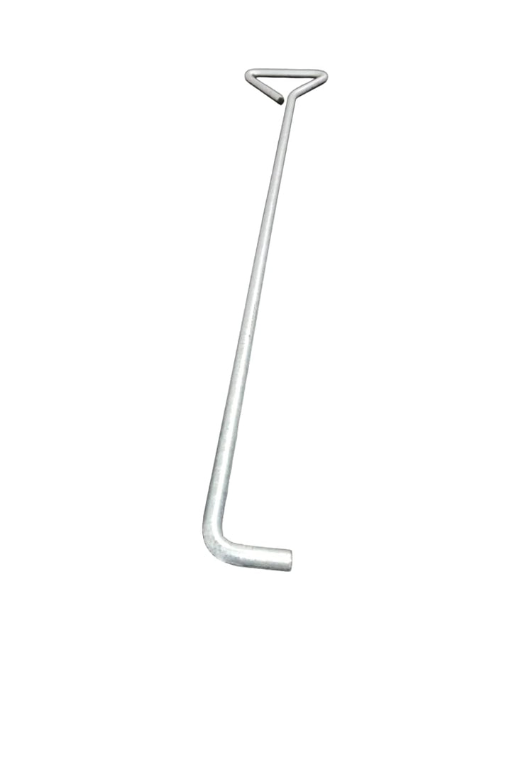 76cm Kanalhaken lackierter Stahl Schachthaken Kanaldeckelheber Schachtdeckelhaken