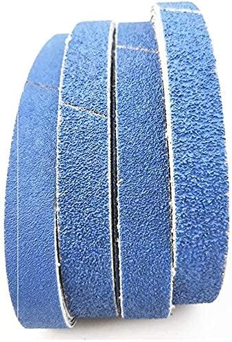 60 Stück Beruf Schleifband Set,Zirkoniumkorund Schleifbänder 13 x457 mm.je10 Stück Körnung（60/80/100