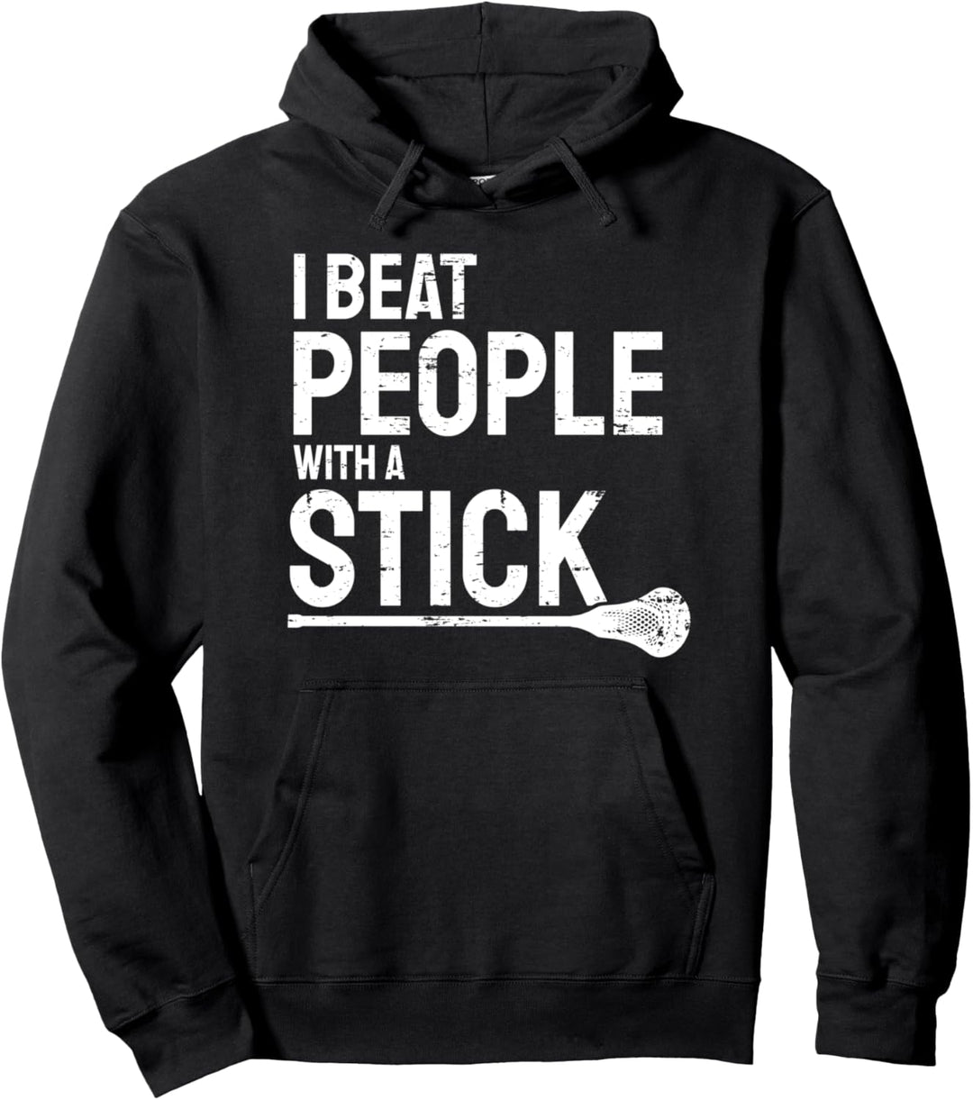 Lustige Lacrosse Sprüche Spieler Trainer Lacrosse-Schläger Pullover Hoodie
