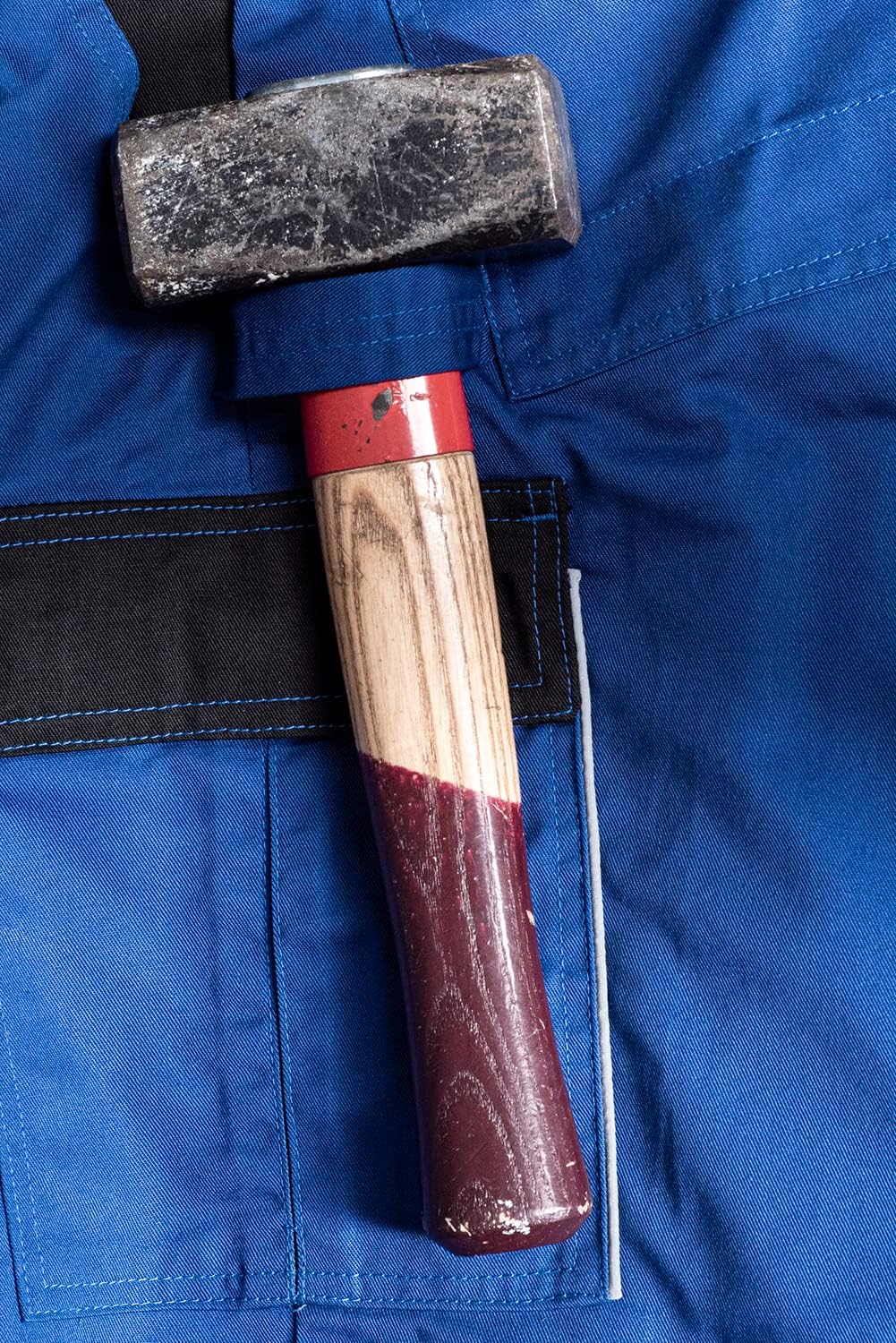 ACE Handyman Herren-Arbeitshose kurz - Männer-Arbeitshosen mit Stretch-Bund aus 35% Baumwolle leicht