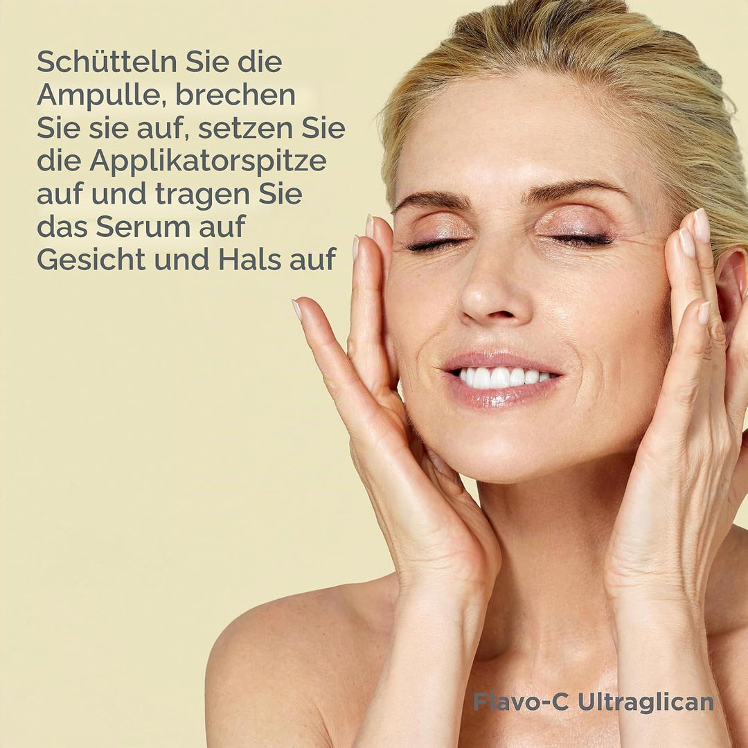 ISDIN Isdinceutics Flavo-C Ultraglican antioxidatives Tagespflege-Serum | Schützt die Haut vor Schäd