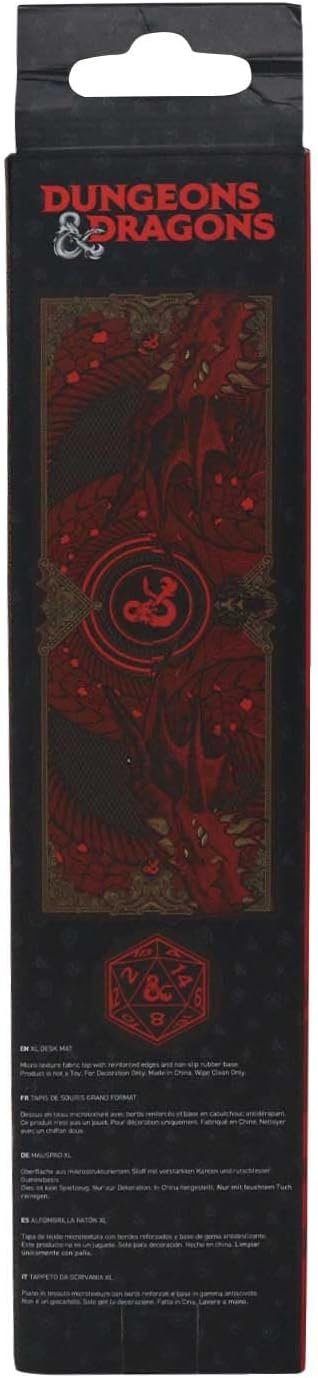 Dungeons & Dragons Gaming Mat und Untersetzer Set