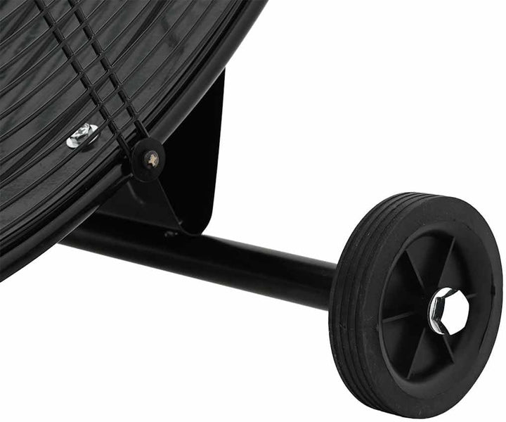 vidaXL Trommelventilator mit Rollen Industrie Bodenventilator Industrieventilator Windmaschine Venti
