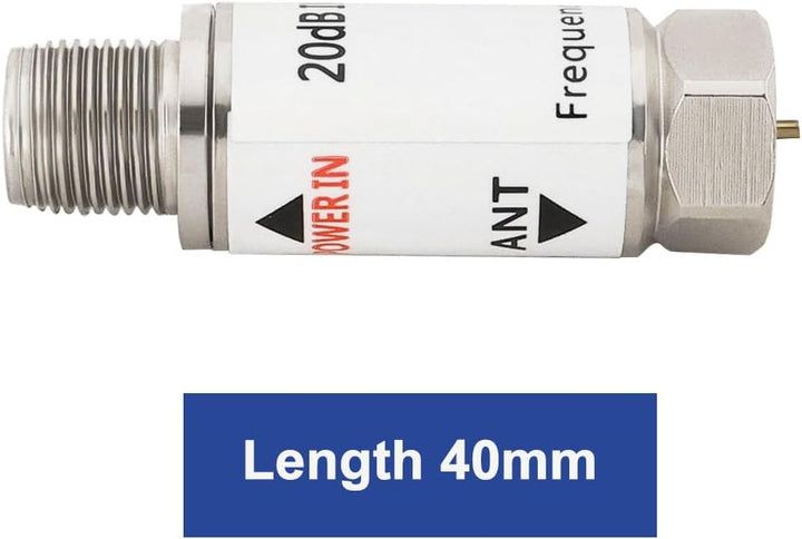 2 Stücke 20dB Inline-Verstärker 10-2400MHz Inline Sat Satellite Verstärker Singal Booster Ersatz für