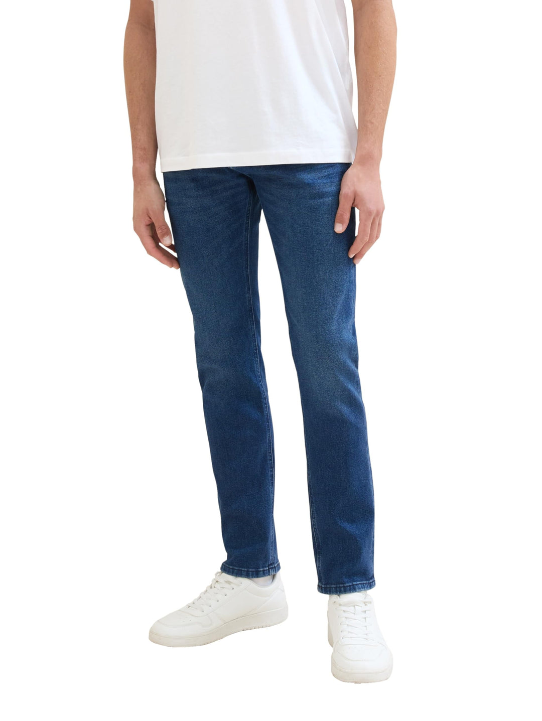 TOM TAILOR Denim Herren Piers Slim Jeans mit Stretch 30W / 30L 10120 - Used Dark Stone Blue Denim, 3