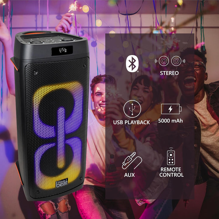 SILVA Schneider SB-TWS 200 BT XL Soundbox | 400W | Bluetooth 5.0 | TWS-Funktion | USB & Micro-SD MP3