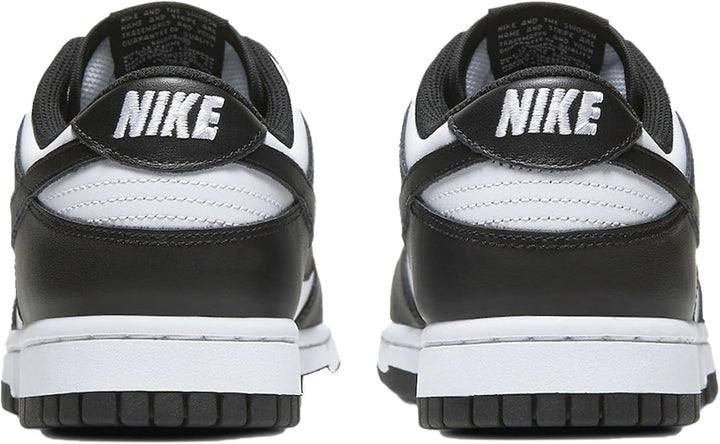 Nike Herren Dunk Low Retro Basketballschuh 38.5 EU Weiss Schwarz und Weiss, 38.5 EU Wei&#xDF; Schwar