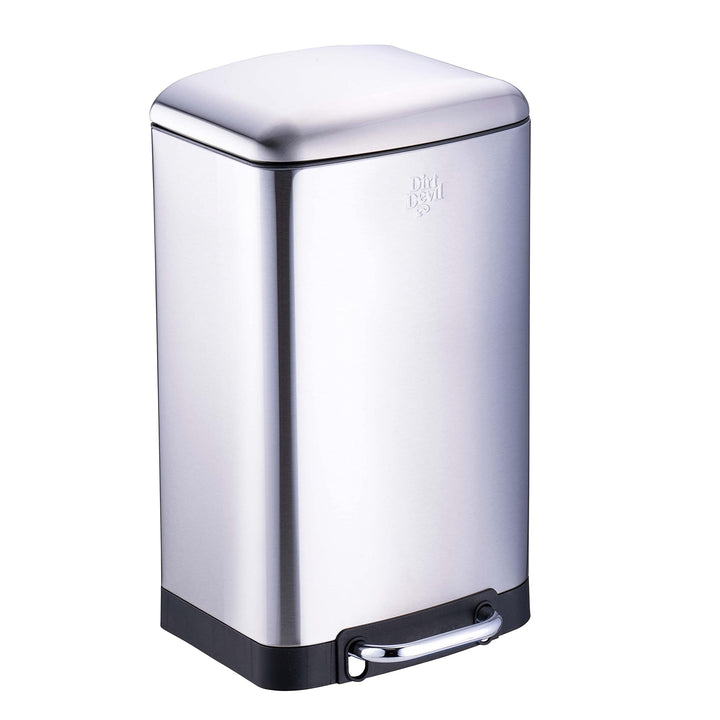 Dirt Devil Tretmülleimer 20L – Mülleimer Küche mit Soft Close – Abfalleimer aus Edelstahl – Herausne